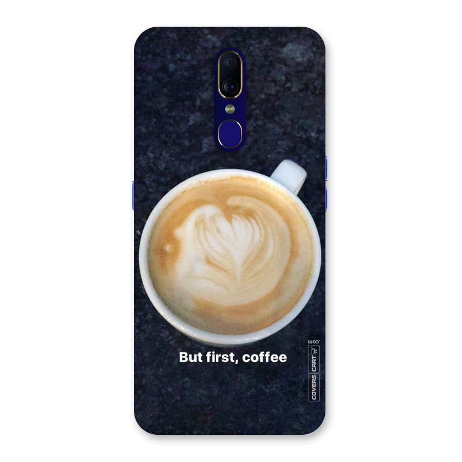 Cappuccino Coffee Back Case for Oppo F11