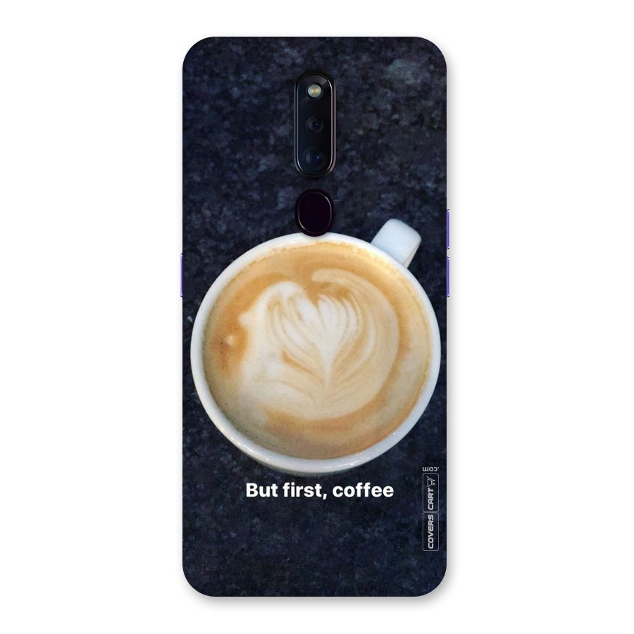 Cappuccino Coffee Back Case for Oppo F11 Pro