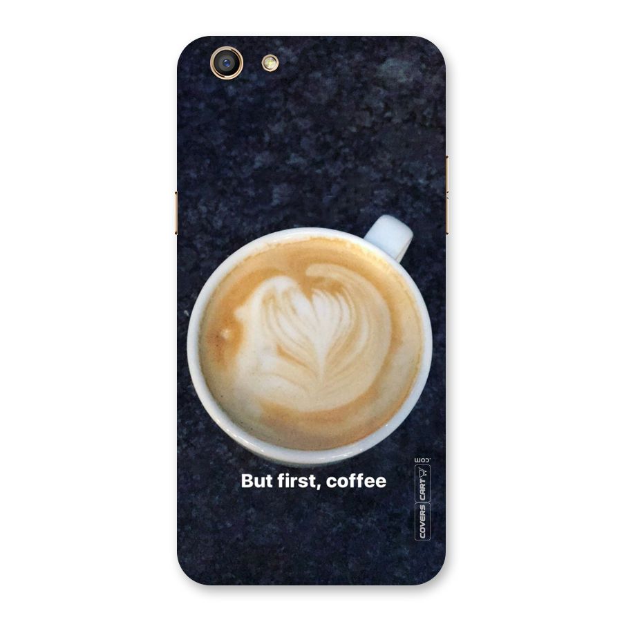 Cappuccino Coffee Back Case for Oppo F3