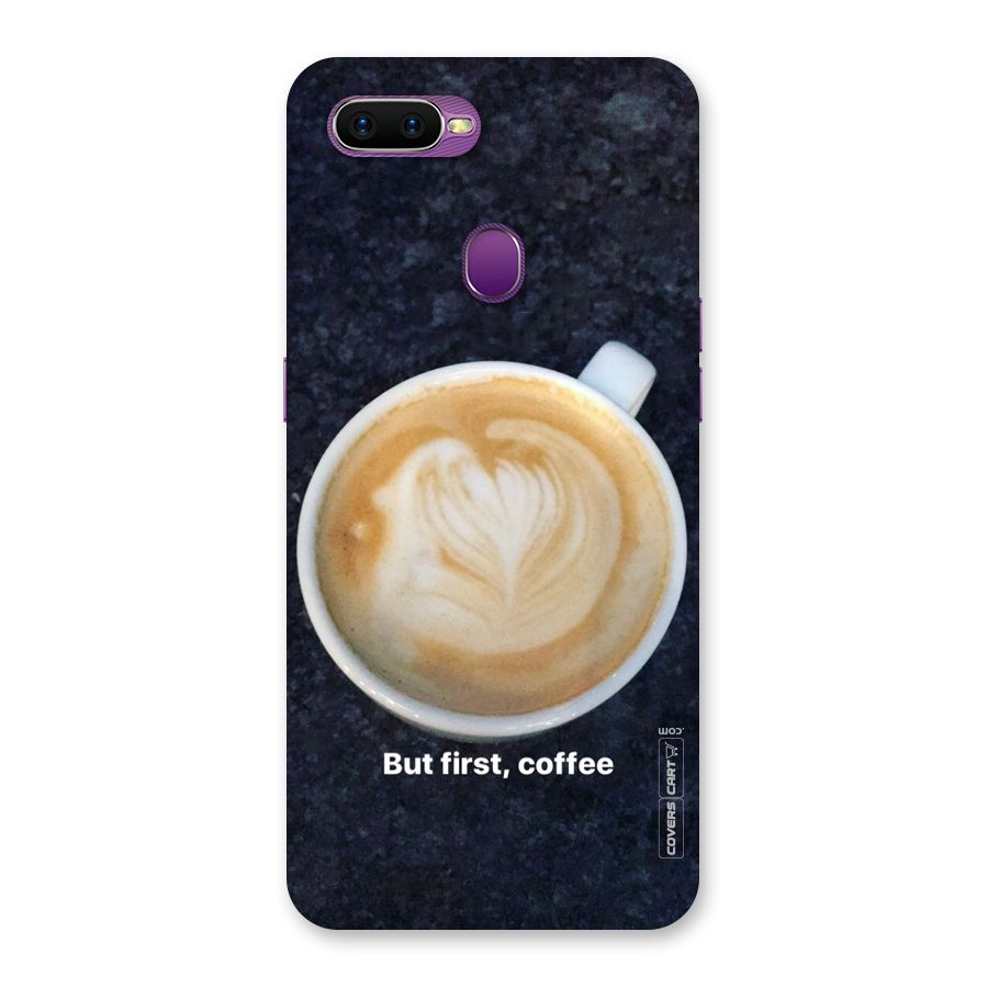 Cappuccino Coffee Back Case for Oppo F9