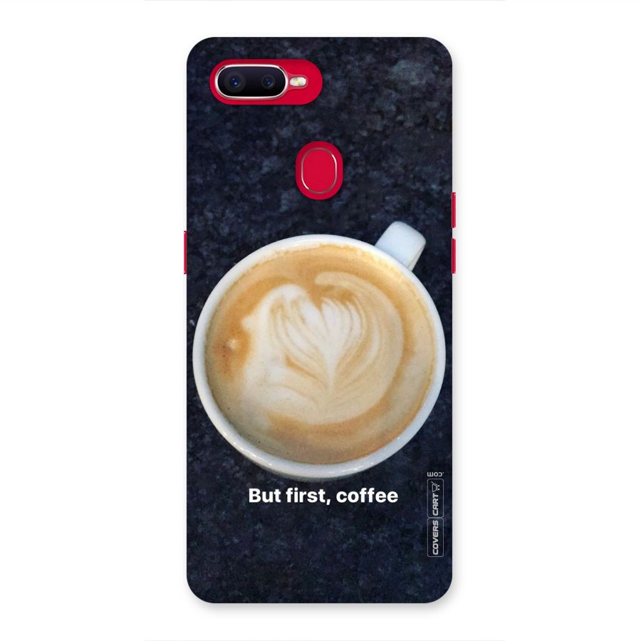 Cappuccino Coffee Back Case for Oppo F9 Pro
