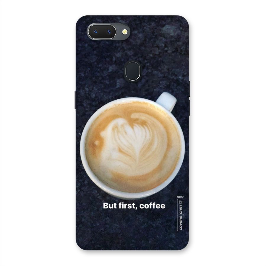 Cappuccino Coffee Back Case for Oppo Realme 2