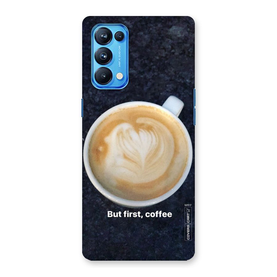 Cappuccino Coffee Back Case for Oppo Reno5 Pro 5G