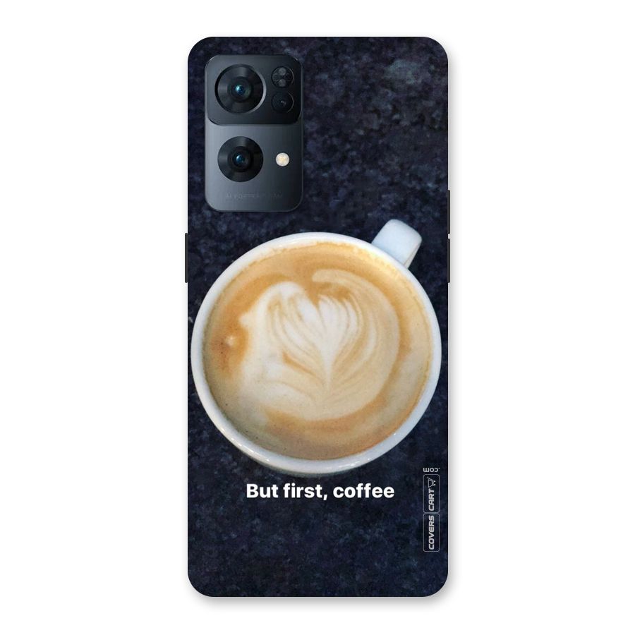 Cappuccino Coffee Back Case for Oppo Reno7 Pro 5G