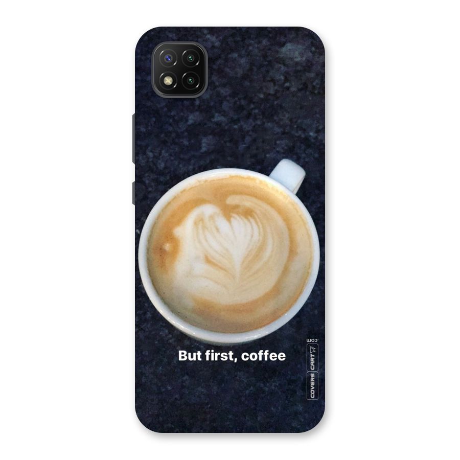 Cappuccino Coffee Back Case for Poco C3