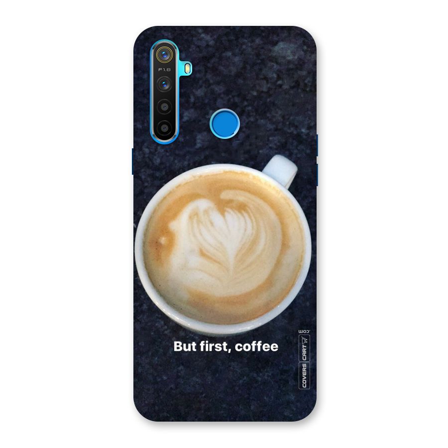 Cappuccino Coffee Back Case for Realme 5s