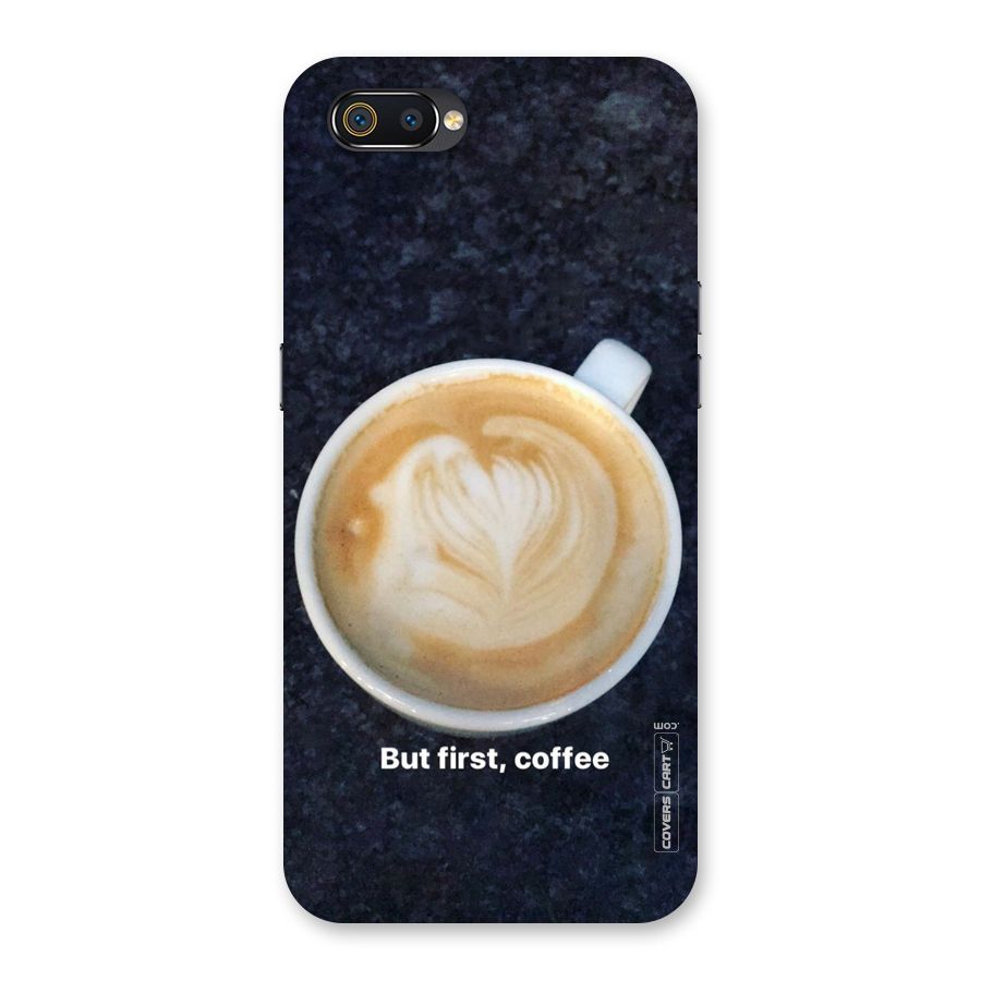 Cappuccino Coffee Back Case for Realme C2