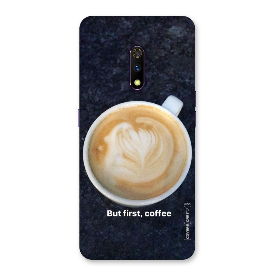 Cappuccino Coffee Back Case for Realme X