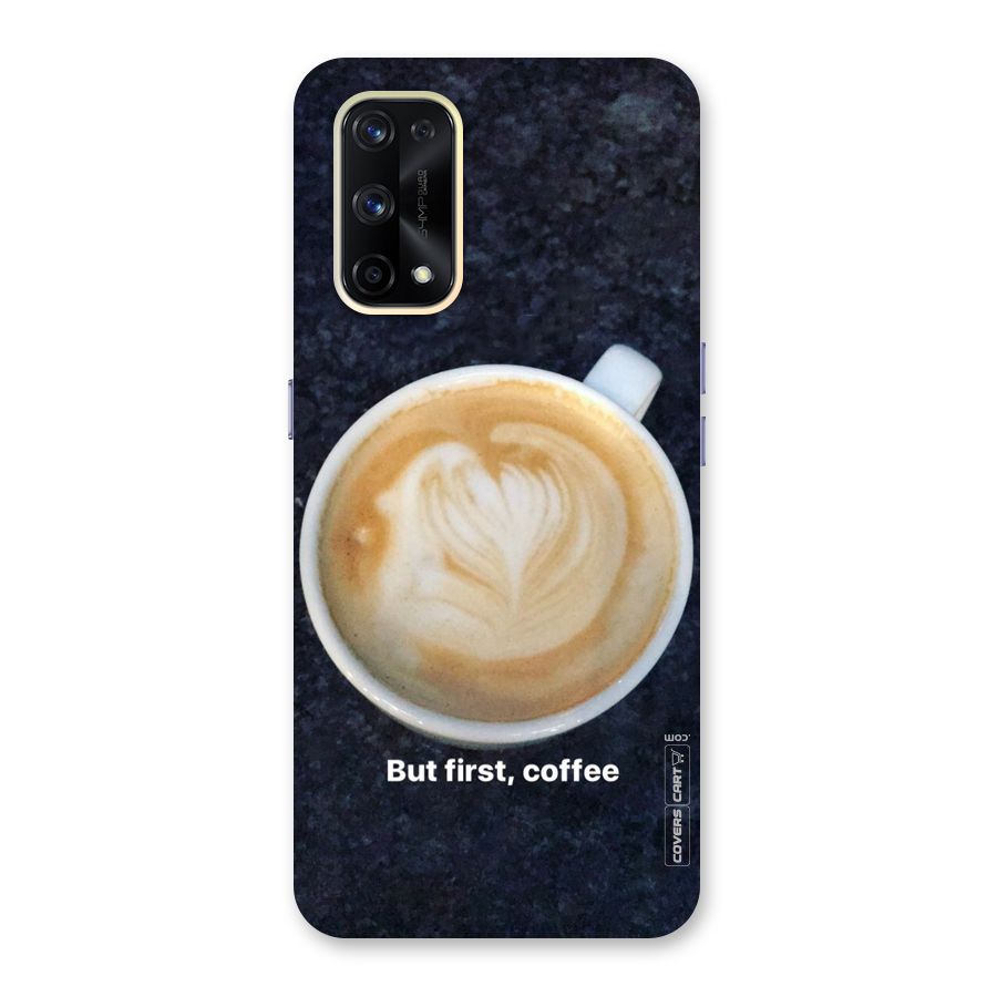 Cappuccino Coffee Glass Back Case for Realme X7 Pro