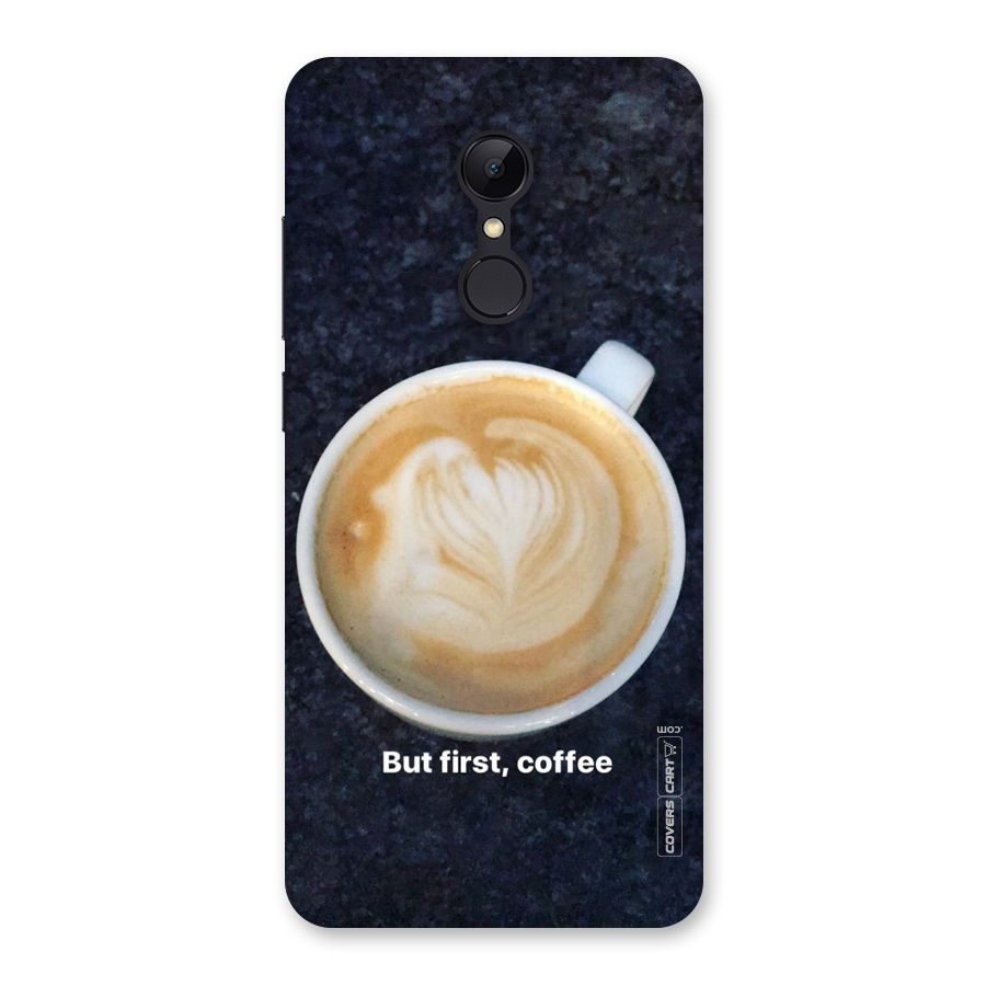 Cappuccino Coffee Back Case for Redmi 5