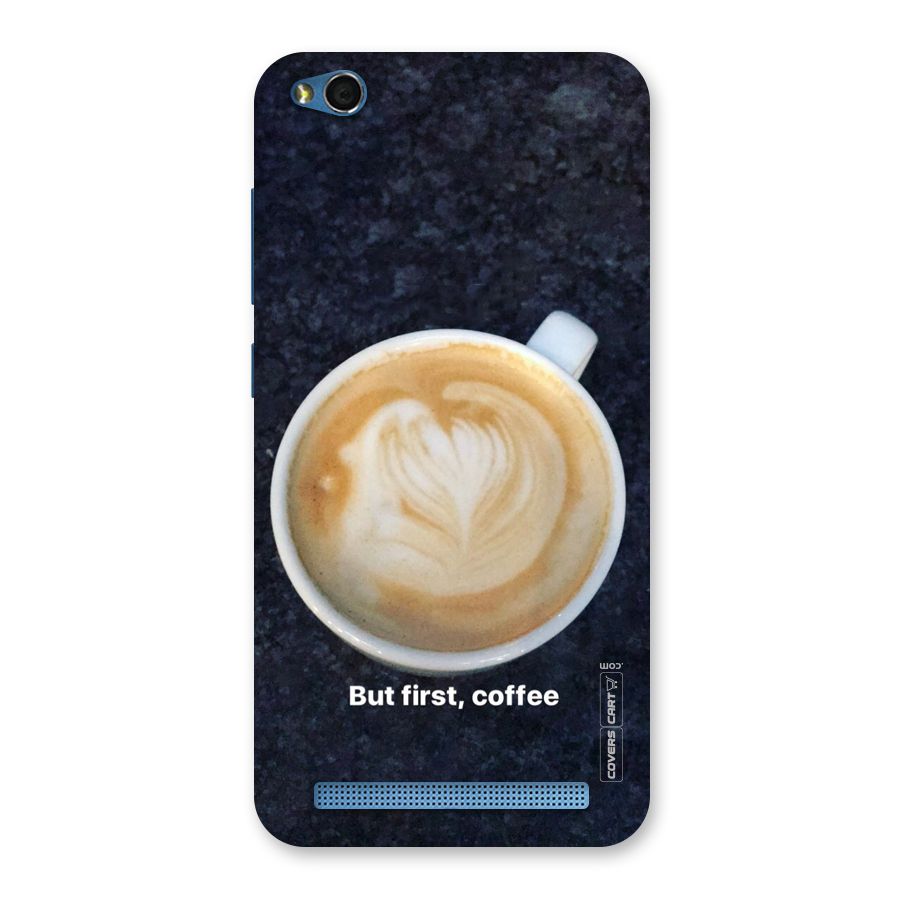 Cappuccino Coffee Back Case for Redmi 5A