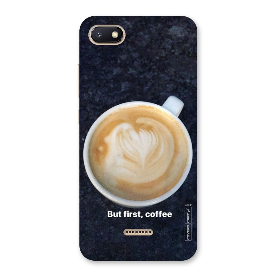 Cappuccino Coffee Back Case for Redmi 6A
