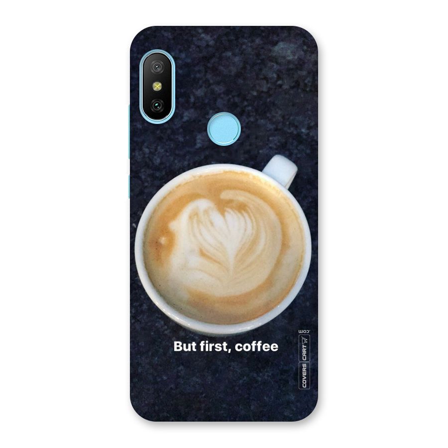 Cappuccino Coffee Back Case for Redmi 6 Pro