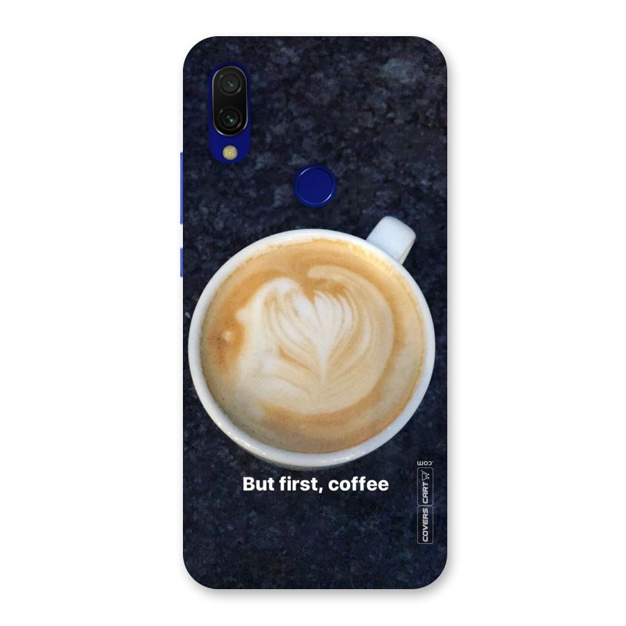 Cappuccino Coffee Back Case for Redmi 7