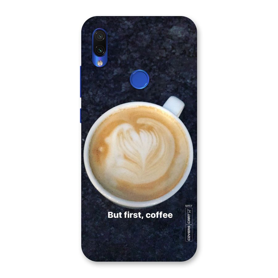 Cappuccino Coffee Back Case for Redmi Note 7S