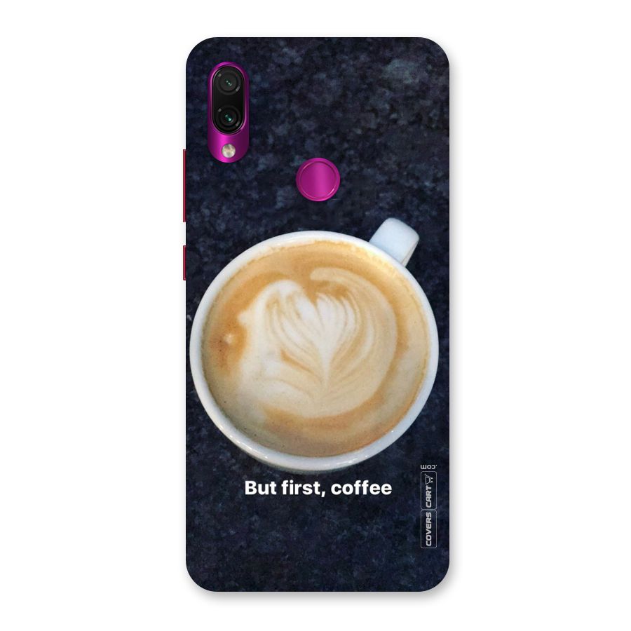 Cappuccino Coffee Back Case for Redmi Note 7 Pro