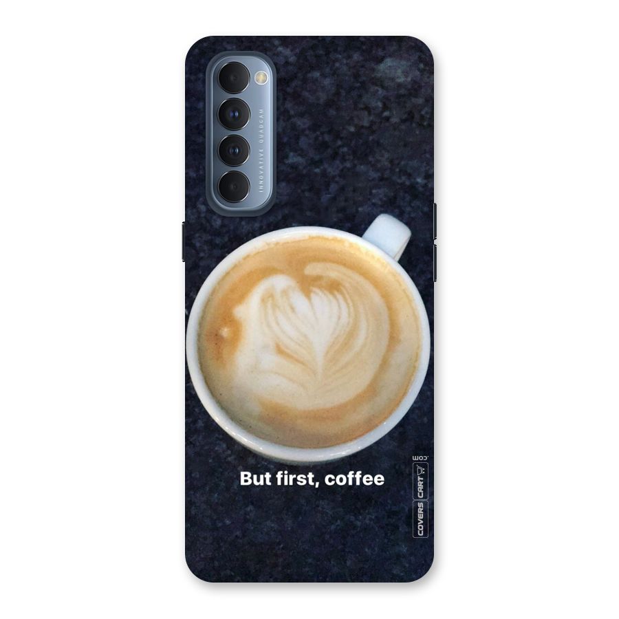 Cappuccino Coffee Back Case for Reno4 Pro