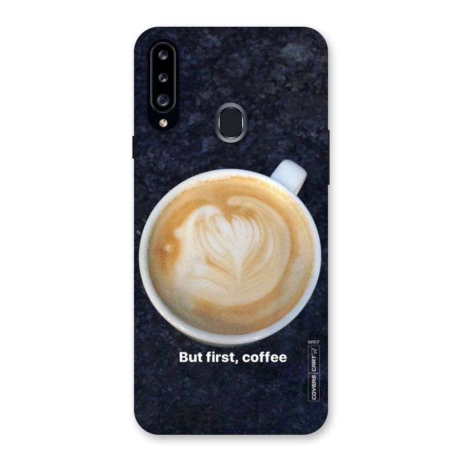 Cappuccino Coffee Back Case for Samsung Galaxy A20s