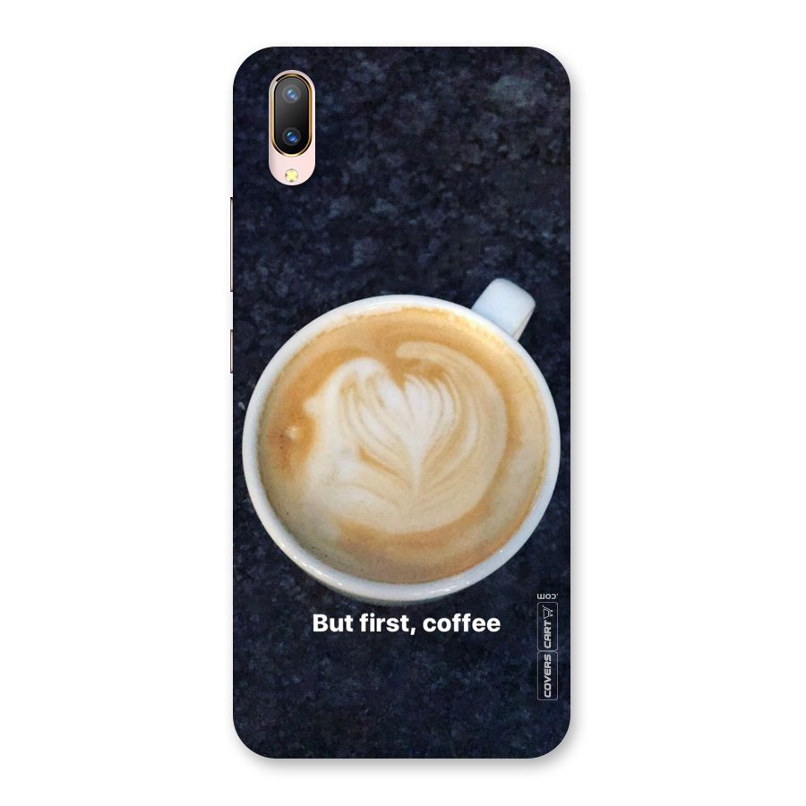 Cappuccino Coffee Back Case for Vivo V11 Pro