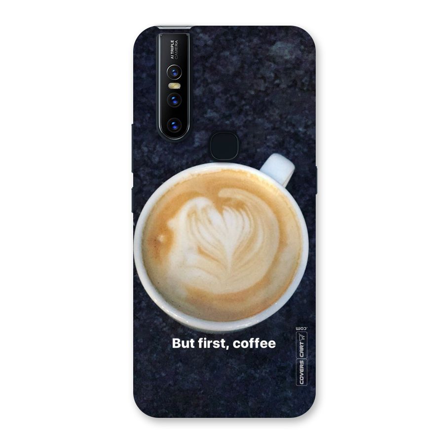 Cappuccino Coffee Back Case for Vivo V15