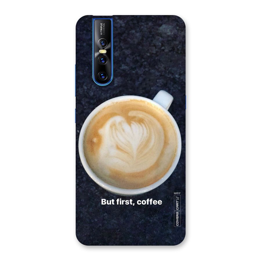 Cappuccino Coffee Back Case for Vivo V15 Pro