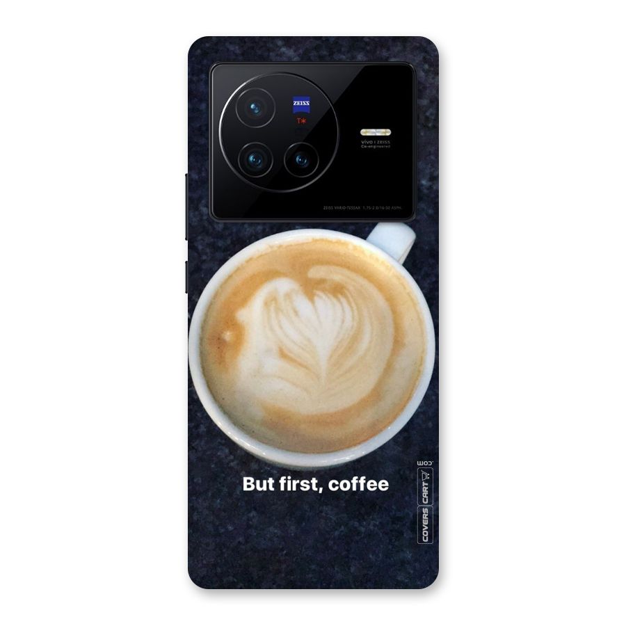 Cappuccino Coffee Back Case for Vivo X80