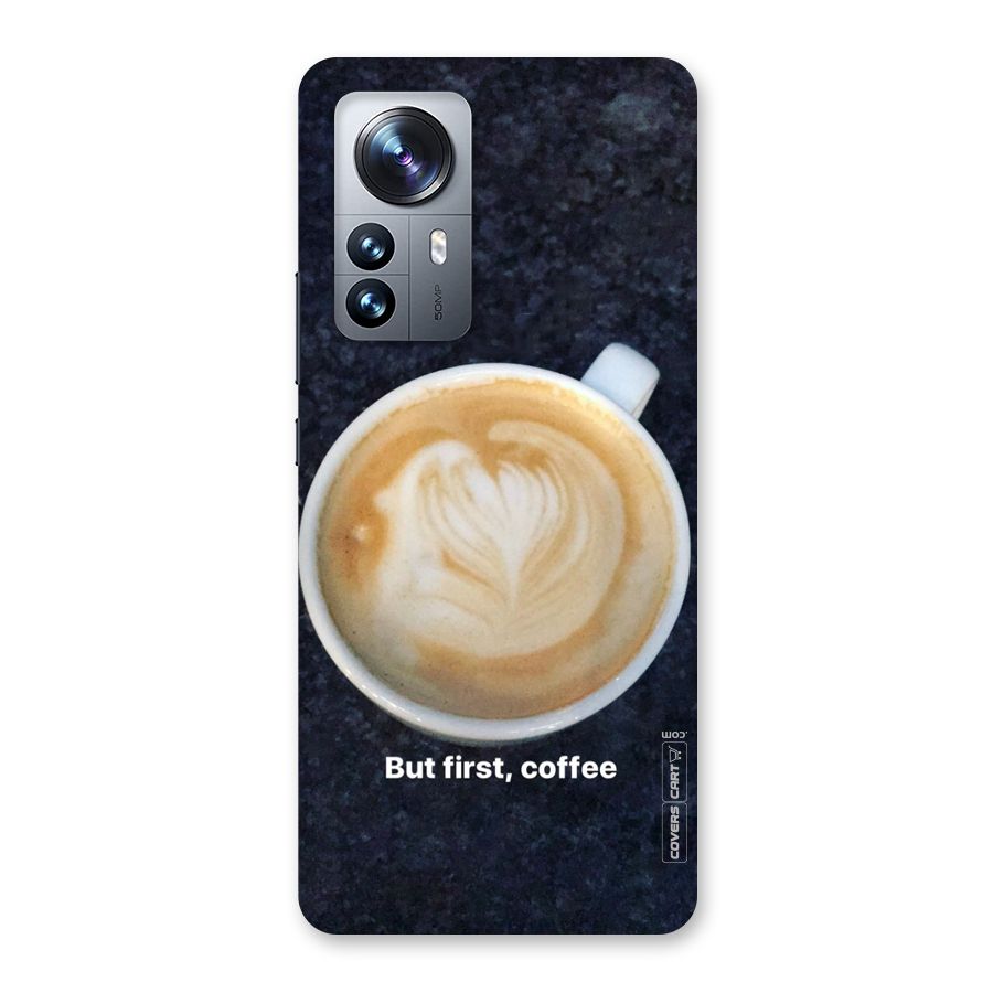 Cappuccino Coffee Back Case for Xiaomi 12 Pro