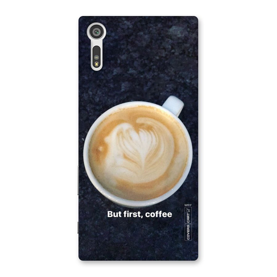 Cappuccino Coffee Back Case for Xperia XZ