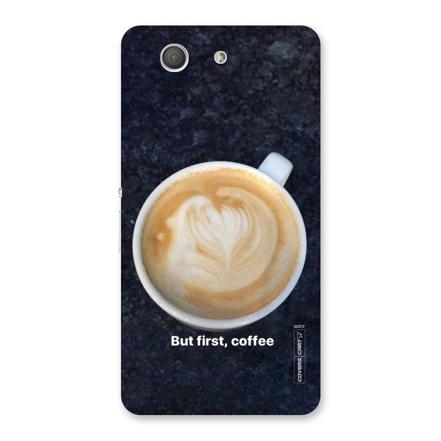 Cappuccino Coffee Back Case for Xperia Z3 Compact