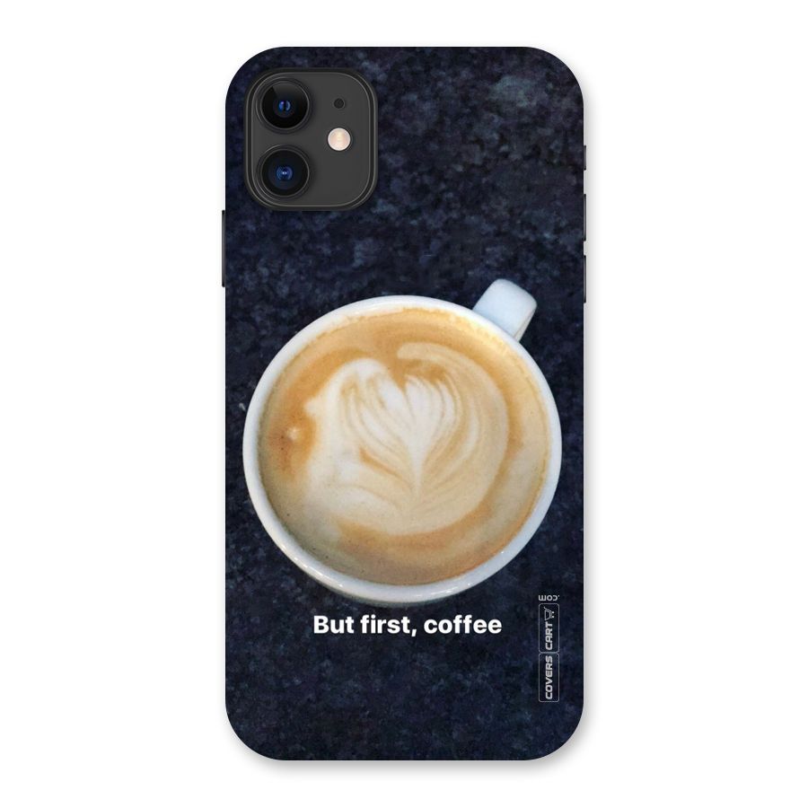 Cappuccino Coffee Back Case for iPhone 11