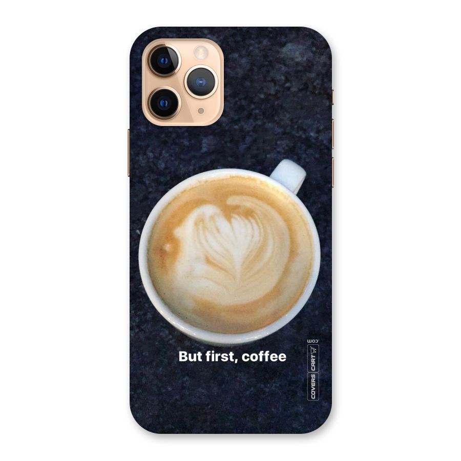 Cappuccino Coffee Back Case for iPhone 11 Pro