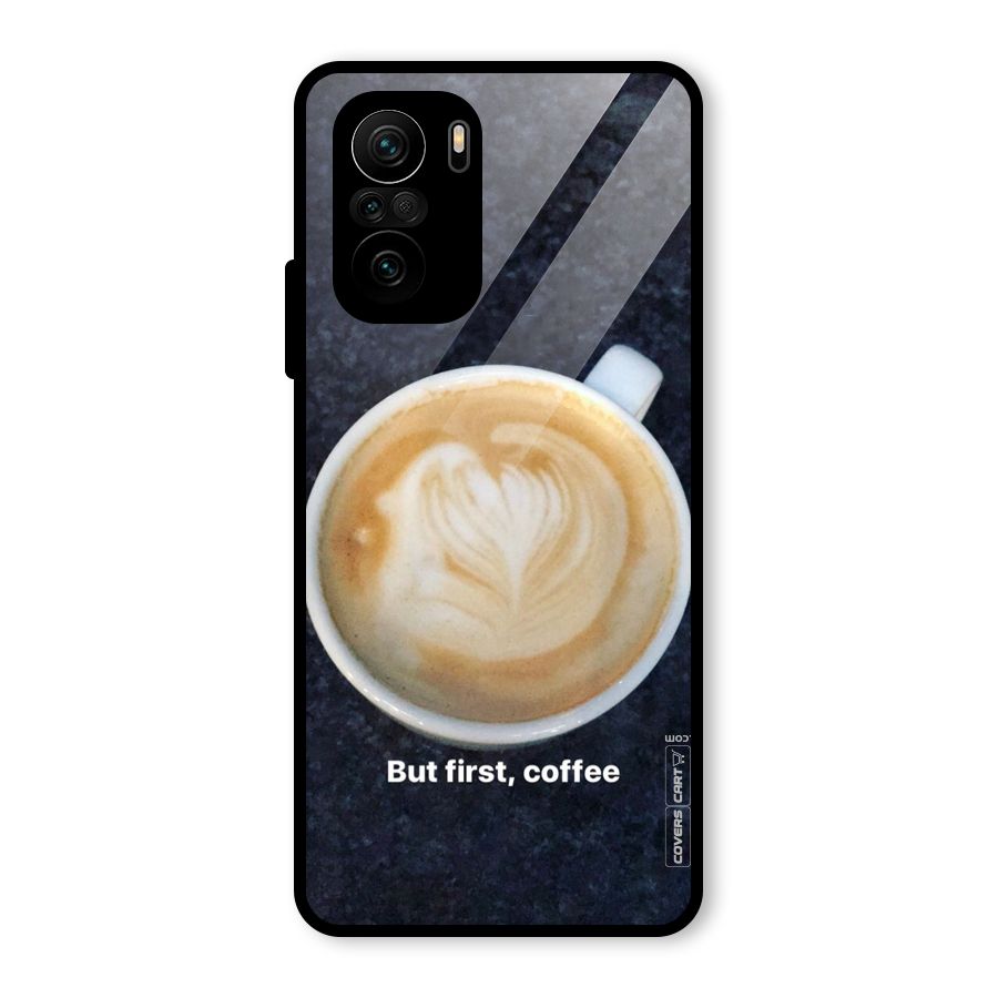 Cappuccino Coffee Glass Back Case for Mi 11X Pro