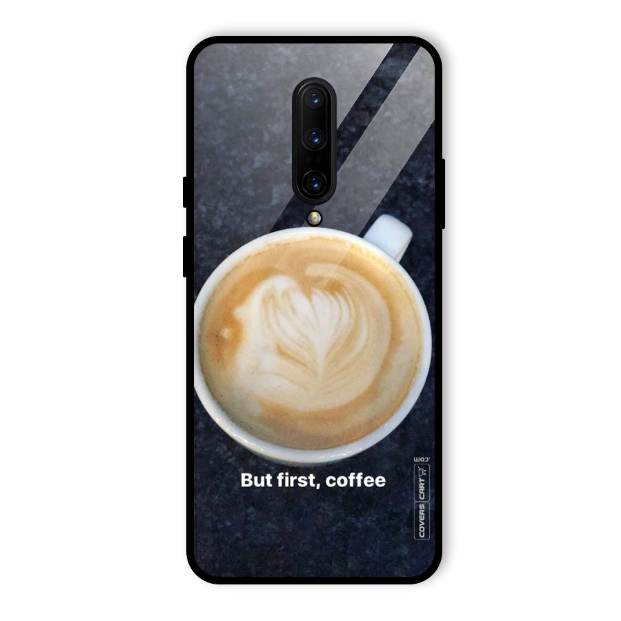 Cappuccino Coffee Glass Back Case for OnePlus 7 Pro