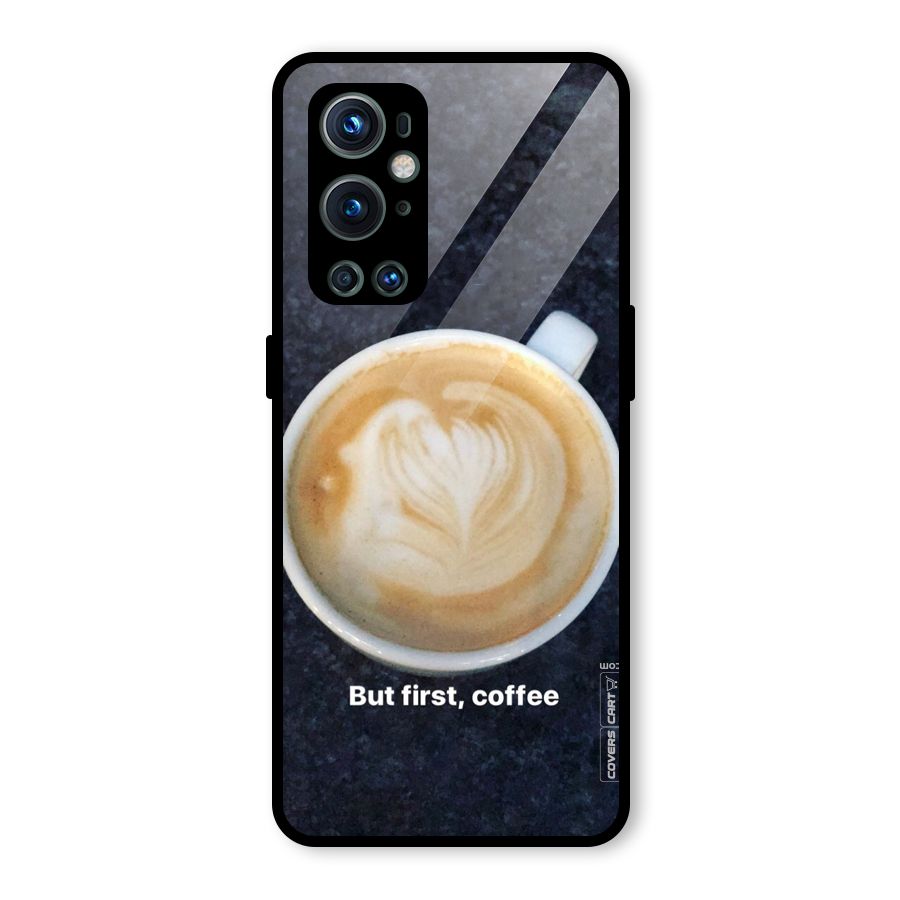 Cappuccino Coffee Glass Back Case for OnePlus 9 Pro