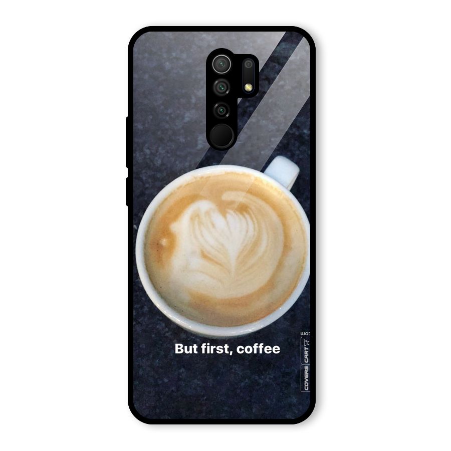 Cappuccino Coffee Glass Back Case for Poco M2