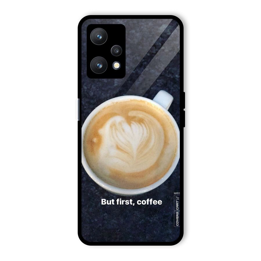 Cappuccino Coffee Glass Back Case for Realme 9 Pro 5G