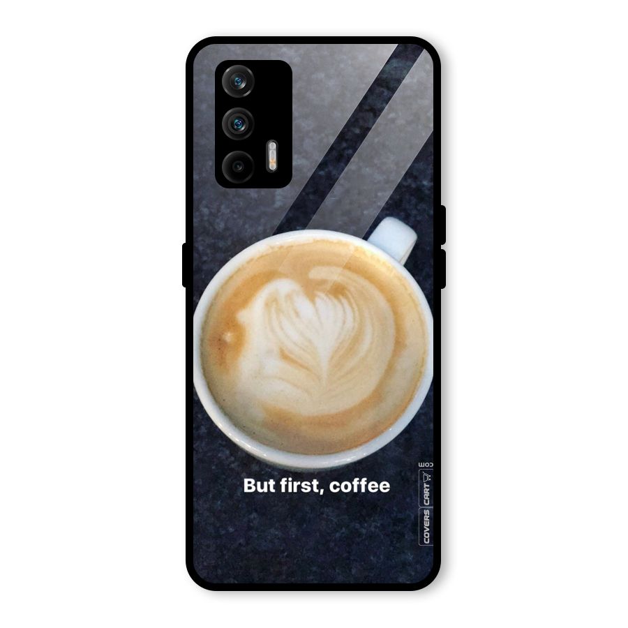 Cappuccino Coffee Glass Back Case for Realme GT 5G
