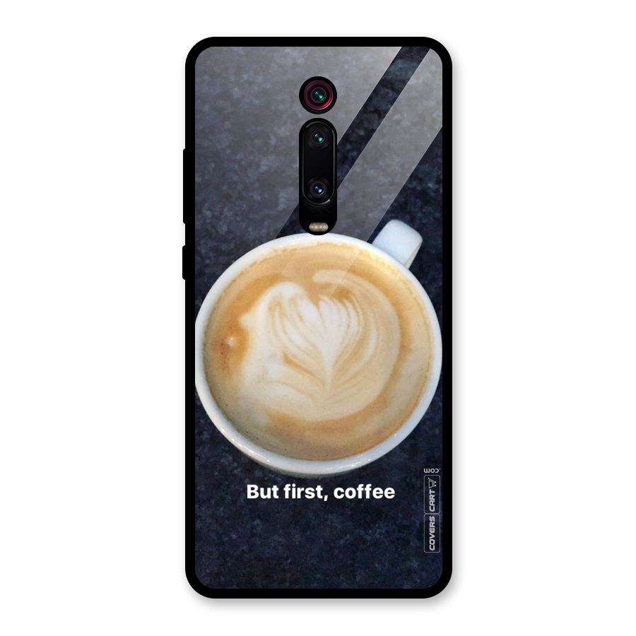 Cappuccino Coffee Glass Back Case for Redmi K20