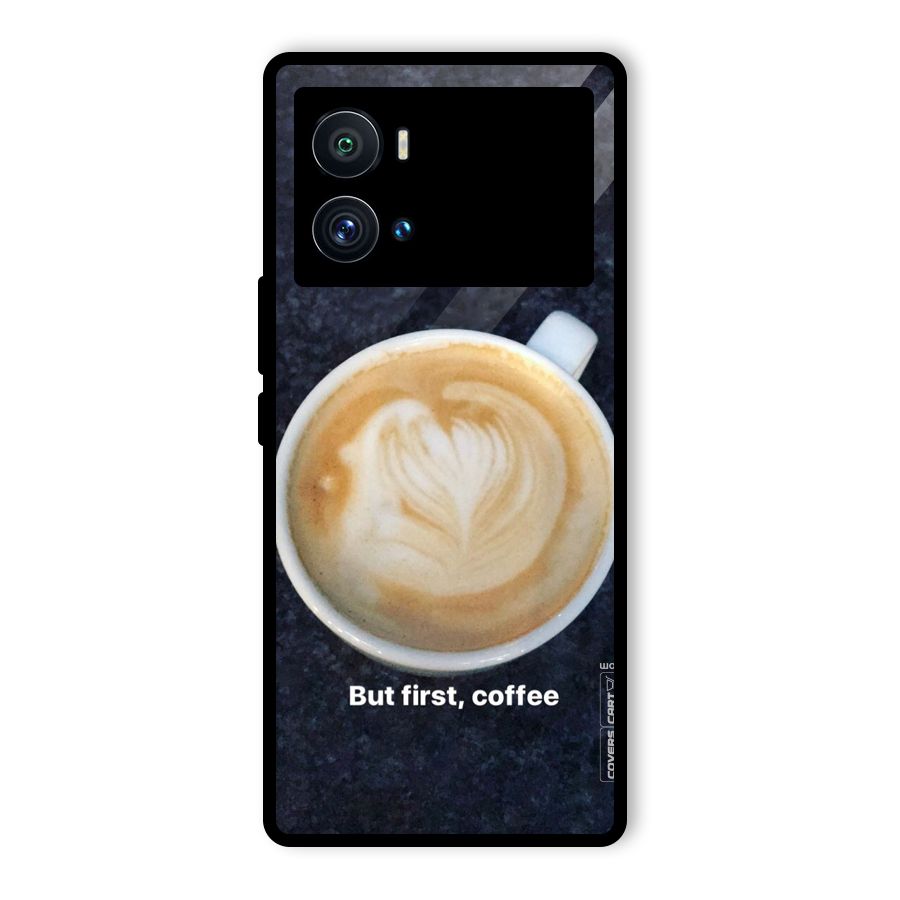 Cappuccino Coffee Glass Back Case for Vivo iQOO 9 Pro