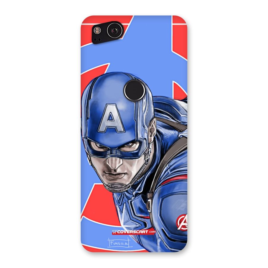 Captain America Back Case for Google Pixel 2