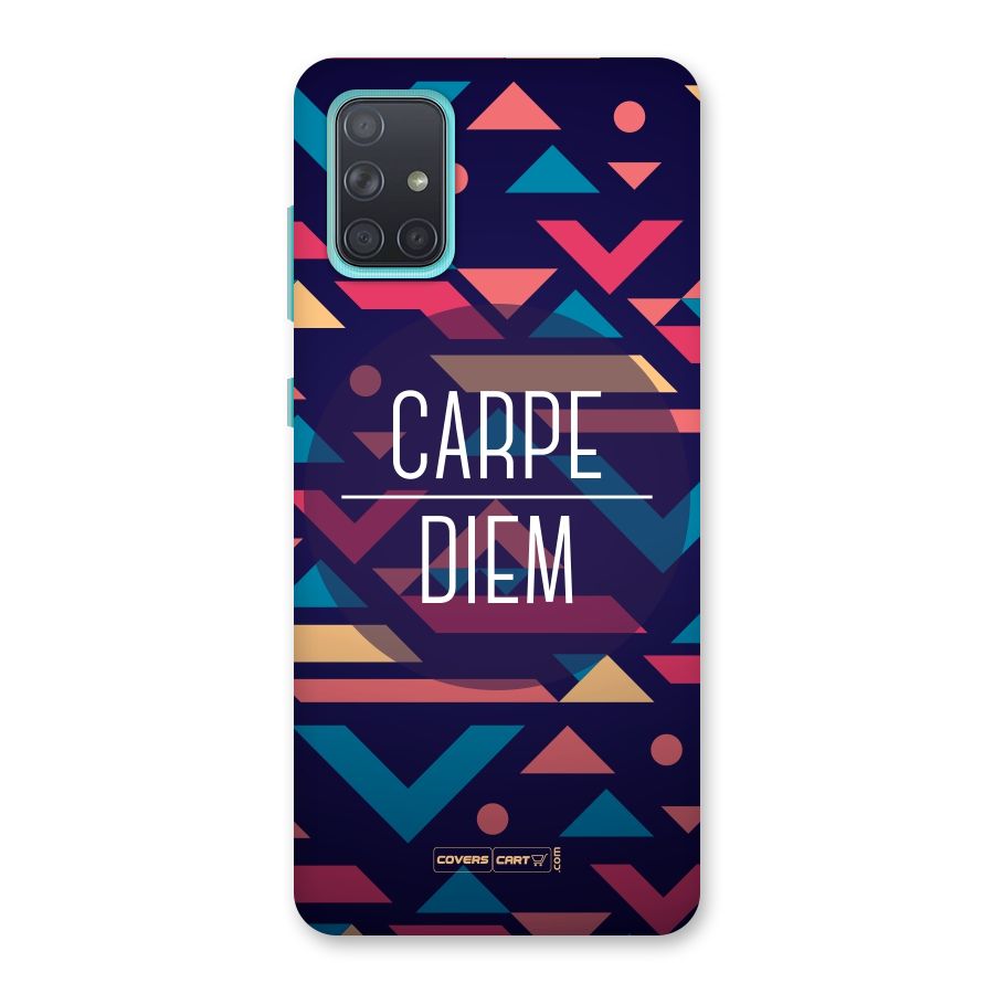 Carpe Diem Back Case for Galaxy A71