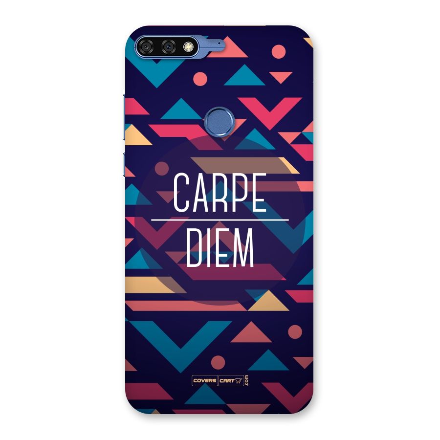 Carpe Diem Back Case for Honor 7C