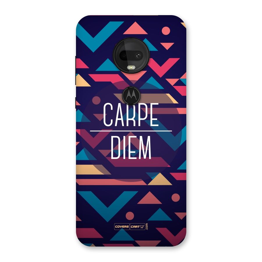 Carpe Diem Back Case for Moto G7