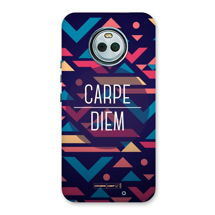 Carpe Diem Back Case for Moto X4