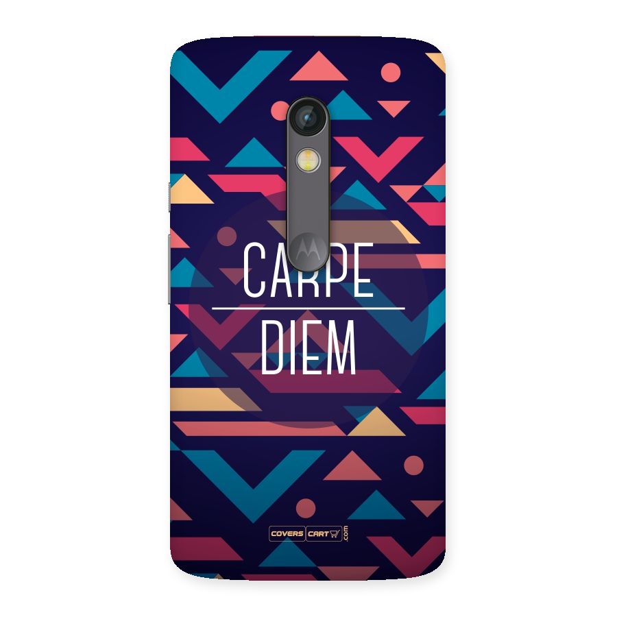 Carpe Diem Back Case for Moto X Play