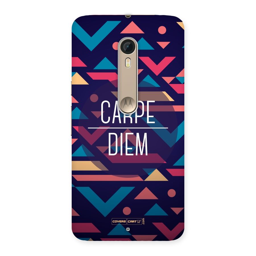 Carpe Diem Back Case for Motorola Moto X Style