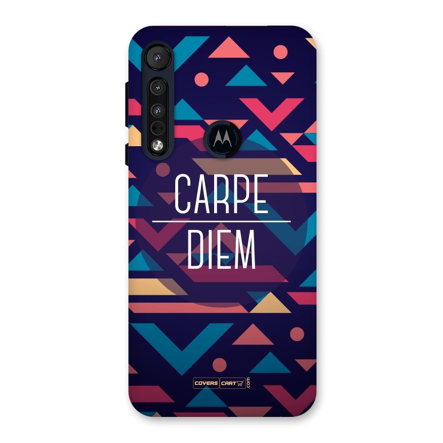 Carpe Diem Back Case for Motorola One Macro