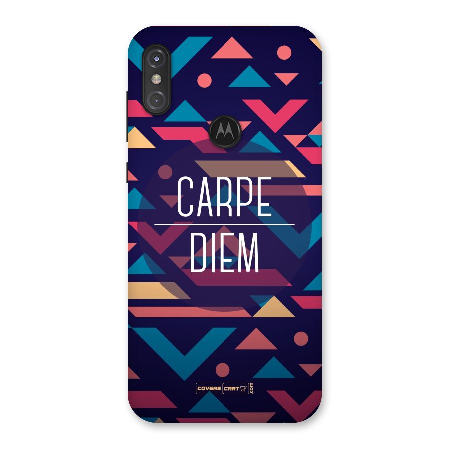 Carpe Diem Back Case for Motorola One Power