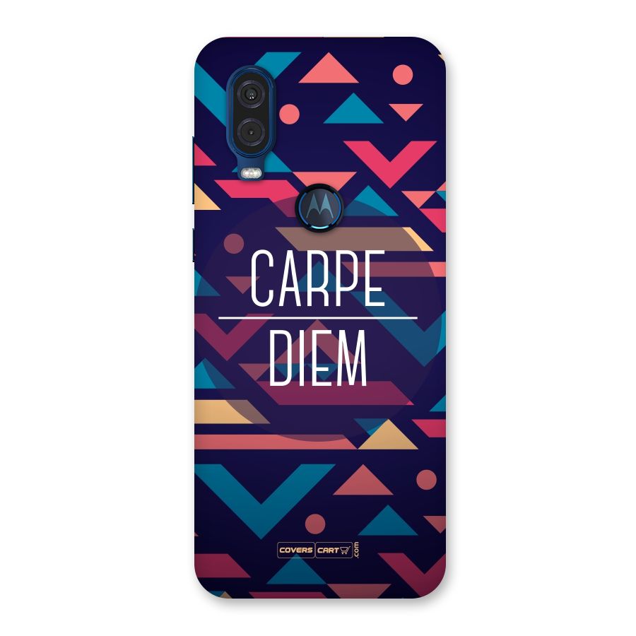 Carpe Diem Back Case for Motorola One Vision