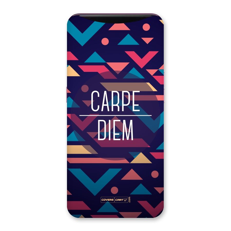Carpe Diem Back Case for Oppo Find X